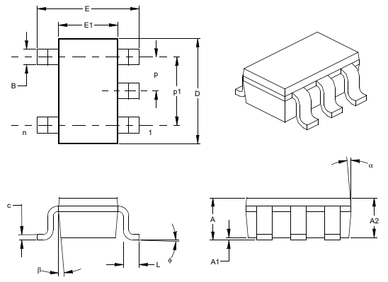 （Microchip）溫度傳感器TC77-5.0MCTTR-VAO 數(shù)字，本地 -40°C ~ 125°C 12 b SOT-23-5