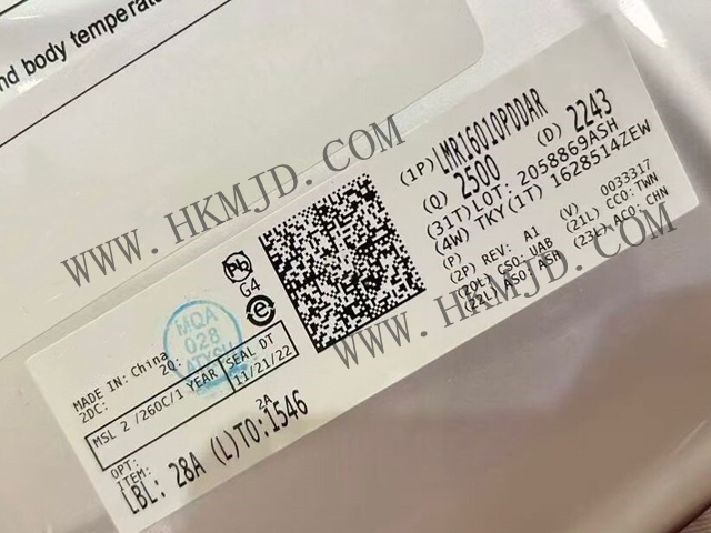 LMR16010PDDAR(TI): SIMPLE SWITCHER? 60V、1A 降壓轉(zhuǎn)換器（IQ 為 40μA）