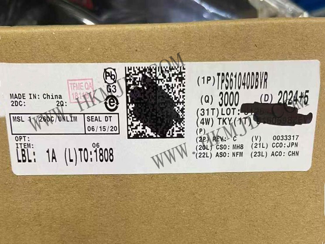 明佳達供應 [TI] TPS61040DBVR 28V、400mA 開關(guān)升壓轉(zhuǎn)換器