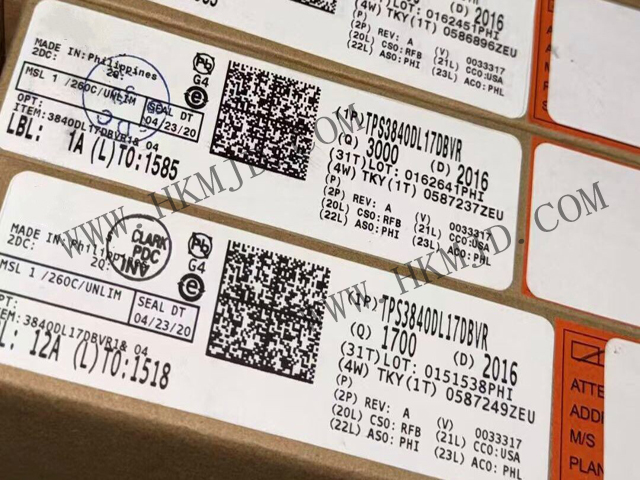 TI TPS3840DL17DBVR 高輸入電壓監(jiān)視器，帶 MR 和可編程延遲