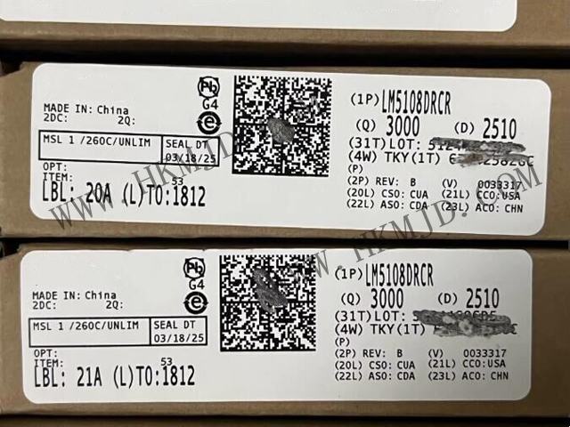 [供應(yīng) TI 電源管理IC] 供應(yīng)TI LM5108DRCR 2.6A，110V 半橋柵極驅(qū)動器
