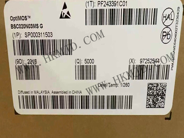 供應(yīng) BSC020N03MSG（OptiMOS? 3M 系列）功率MOSFET ，30V