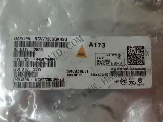 [出售] NCV7720DQAR2G（ON）十通道 Deca 半橋驅(qū)動(dòng)器，SSOP-24